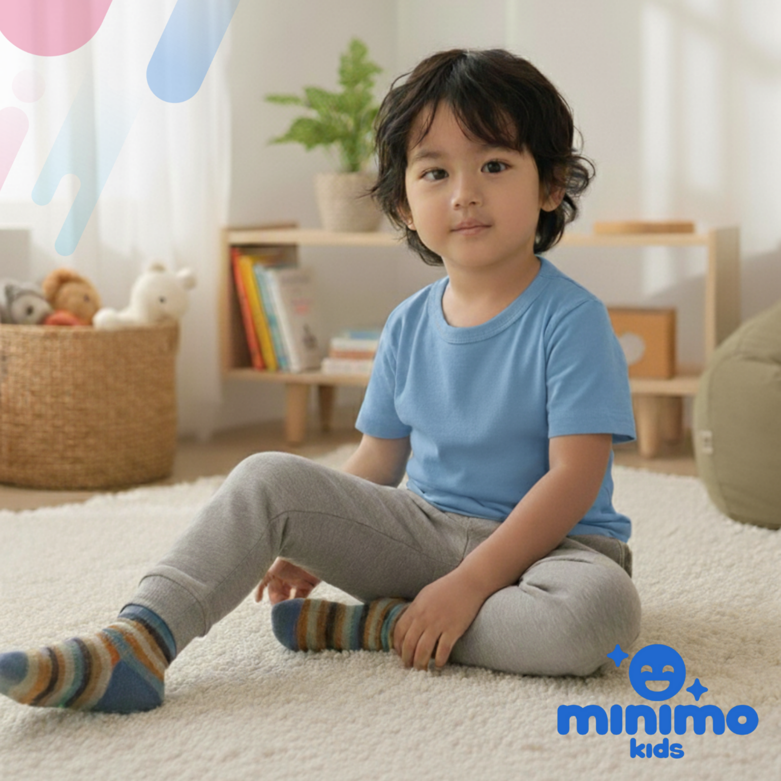 Basic Tee Minimo Kids - Saat dipakai